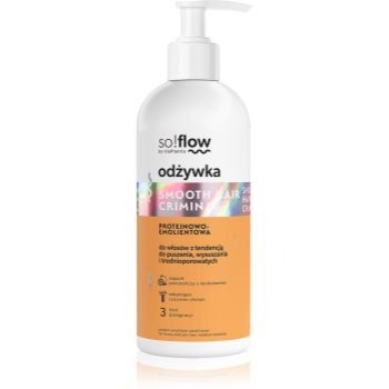 so!flow Frizzy and Dry Hair Protein-Emollient Conditioner balsam cu efect de netezire anti-electrizare - imagine 2